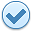 "Tick_light_blue" Icon
